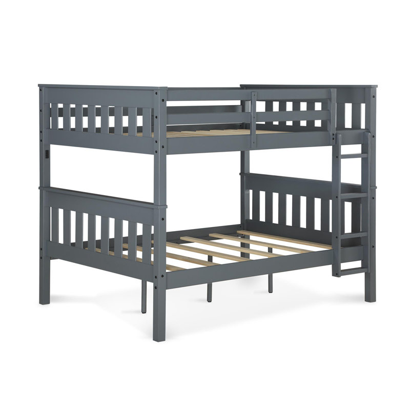 Harriet Bee Almedacheatham Full Over Full Solid Wood Standard Bunk Bed